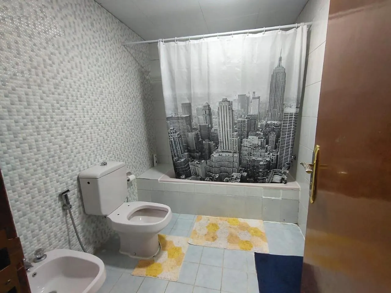 Room With Toilet For Couple With Tv Abu Dhabi Apartment